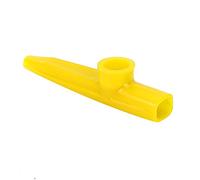 Drfeify Kazoo en Plastique Mini Instrument Kazoo Portable Léger 19 G Facile à Apprendre Son Bourdonnement Guitare Ukulélé Partenaire pour les Voyages Feu de Camp Débutants Adultes Enfants Jaune