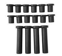Drfeify Kit de 16 Bagues de Bras de Commande ABS, Bague de Bras Inférieure Avant A 5436973 5439270 Réduit les Vibrations et le Bruit pour Sportsman Worker Big Boss ATV
