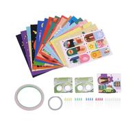 Drfeify Kit de Circuit électrique STEM, Carte de Voeux Brillante Bricolage avec Batterie de 220mAh pour Enfants 8,1 X 5,1 X 1 Po, Jouet des Activités d'apprentissage Scientifique Idéales