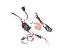 Drfeify Kit de Moteur brossé Premium 66T - SSC, Faible Frottement 30A ESC pour la Modification AUTO RC, Fer + Composants électroniques Ph2.0, 1/18 1/24