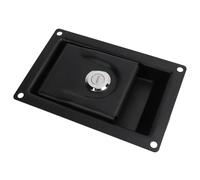 Drfeify Loquet de Poignée de Palette de Boîte à Outils de Camion, Serrure de Poignée de Palette de Porte de Camping-car à Montage encastré CRS 170 X 110 Mm, avec 2 Clés de Joint Enduit de Poudre