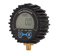 Drfeify Manomètre Numérique de Gonflage des Pneus ABS et Cuivre Manomètre Numérique des Pneus 3 à 200 PSI 4 Unités Rétroéclairage LCD pour Voitures Camions Motos SUV RVS