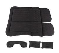 Drfeify Matelas Gonflable en PVC floqué pour Voiture, 174 X 126 Cm, Pompe Interne 12 V, Blocage du Bruit, Surface Plate et Large pour SUV MPV RV Voyage Camping Utilisation en Extérieur (Black)