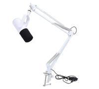 Drfeify Microphone de Jeu, Microphone de Podcast USB avec Interface XLR USB C, éclairage RVB, Interrupteur Muet, 3,5 Mm, Réverbération et Contrôle du Volume pour l'enregistrement en Continu du Chat