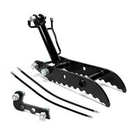 Drfeify Mini Pelle Hydraulique à Pouce, en Acier au Manganèse, Forte Préhension, capacité de 3 Tonnes, Idéale pour l'excavation et l'aménagement Paysager