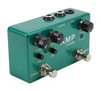 Drfeify Pédale d'effets de Guitare, Pédale d'effet Overdrive Boost en Métal avec True Bypass pour Musiciens de Guitare électrique