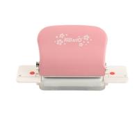 Drfeify Perforatrice, Perforatrice Manuelle Multi-trous avec Construction en Fer pour Usage au Bureau et à l'école, Guide d'échelle de Précision pour Papiers A4 B5 A5