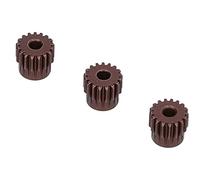 Drfeify Pignon de Moteur RC, Engrenage à Pignon en Acier 3 Pièces 48DP 17T Compatible avec Moteur sans Balai/brossé pour Voiture 1/10 RC 3.175mmAccessoires pour modèles de Voitures