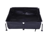 Drfeify Piscine Familiale Compacte en PVC, Petite Piscine Profonde pour Fête Aquatique d'été Intérieure et Extérieure, 37,4x37,4x7,9 Pouces