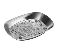 Drfeify Plateau en Filet Vintage en Forme de Bateau avec une Grande capacité pour les Collations et les Fruits, la Plaque Métallique Rétro de Style Européen pour un Usage Domestique (Style de café)