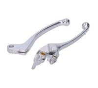 Drfeify Poignée d'embrayage de Frein de Moto, Ensemble de Leviers d'embrayage de Frein en Aluminium, Remplacement Gauche Droite, Installation Directe, Résistant à l'oxydation, pour les Pilotes