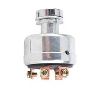 Drfeify Pour Interrupteur d'allumage Kobelco, Interrupteur de Démarrage en Plastique et Métal avec 6 Fils Terminaux et 2 Clés, Remplacement Direct Pour Excavatrice SK200 3 SK200 5 SK120 5 SH200