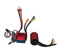 Drfeify RC Brushless Motor ESC Combo Combo 3600kV Motor sans Balais 35a Kit ESC avec Protection Améliorée Programmable pour 1/14 1/16 RC