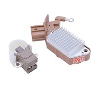 Drfeify Régulateur de Tension d'alternateur, Ensemble de Régulateur d'alternateur en ABS et Alliage 'aluminium avec Porte-balais, OE 1260001810, Remplacement Direct pour Supra ES300 Avalon