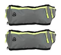 Drfeify Sac à Taille Ultra Respirante avec des épisodes en Caoutchouc: Pack de Dérogation Sportive pour Le Camping de Randonnée (Gray)