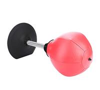 Drfeify Sac de Frappe de Bureau, Sac de Boxe de Bureau en PU, Balle de 15 Cm, Hauteur de 39 Cm avec Base d'aspiration à Ressort Solide et Pompe pour, Maison, Soulagement du Stress, Entraînement