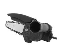 Drfeify Scie à Chaîne, Plaque de Guidage en Acier ABS avec Kit d'adaptateur de Perceuse de 70 Mm, Diamètre de de 10 Cm, Adaptée aux Projets de Menuiserie et de Jardin