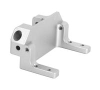 Drfeify Support de Servo RC, Kit D'outils RC, Servo en Alliage D'aluminium sur Support D'essieu pour Axe de Portail SCX10 III AR45P de Troisième Génération (Silver)