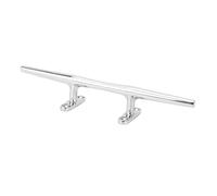 Drfeify Taquet de Bateau en Acier Inoxydable 316, 12 Pouces, Base Ronde Ouverte, Finition Polie, Montage à 4 Trous pour Quai de Yacht, Hors-Bord, Cargo, Corde d'attache
