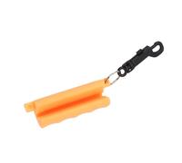 Drfeify Tire-flèches de tir à l'arc, en silicone durable, pince de tir à l'arc avec porte-clés, accessoire de tir à l'arc en plein air (orange)