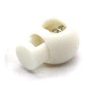 Drfeify Verrouillage de Cordon à Ressort Bouchon à Bascule en Plastique à Trou Unique 22 X 17 Mm Curseur à Ressort dentelé pour Sac à Dos Lacets de Sport Cordons de Serrage Aiguilles à Tricoter
