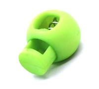 Drfeify Verrouillage de Cordon à Ressort Bouchon à Bascule en Plastique à Trou Unique 22 X 17 Mm Curseur à Ressort dentelé pour Sac à Dos Lacets de Sport Cordons de Serrage Aiguilles à Tricoter