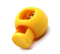 Drfeify Verrouillage de Cordon à Ressort Bouchon à Bascule en Plastique à Trou Unique 22 X 17 Mm Curseur à Ressort dentelé pour Sac à Dos Lacets de Sport Cordons de Serrage Aiguilles à Tricoter