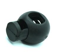 Drfeify Verrouillage de Cordon à Ressort Bouchon à Bascule en Plastique à Trou Unique 22 X 17 Mm Curseur à Ressort dentelé pour Sac à Dos Lacets de Sport Cordons de Serrage Aiguilles à Tricoter
