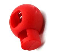 Drfeify Verrouillage de Cordon à Ressort Bouchon à Bascule en Plastique à Trou Unique 22 X 17 Mm Curseur à Ressort dentelé pour Sac à Dos Lacets de Sport Cordons de Serrage Aiguilles à Tricoter
