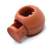 Drfeify Verrouillage de Cordon à Ressort Bouchon à Bascule en Plastique à Trou Unique 22 X 17 Mm Curseur à Ressort dentelé pour Sac à Dos Lacets de Sport Cordons de Serrage Aiguilles à Tricoter