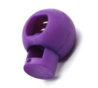 Drfeify Verrouillage de Cordon à Ressort Bouchon à Bascule en Plastique à Trou Unique 22 X 17 Mm Curseur à Ressort dentelé pour Sac à Dos Lacets de Sport Cordons de Serrage Aiguilles à Tricoter