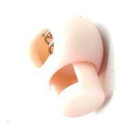 Drfeify Verrouillage de Cordon à Ressort Bouchon à Bascule en Plastique à Trou Unique 22 X 17 Mm Curseur à Ressort dentelé pour Sac à Dos Lacets de Sport Cordons de Serrage Aiguilles à Tricoter
