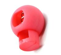 Drfeify Verrouillage de Cordon à Ressort Bouchon à Bascule en Plastique à Trou Unique 22 X 17 Mm Curseur à Ressort dentelé pour Sac à Dos Lacets de Sport Cordons de Serrage Aiguilles à Tricoter