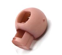 Drfeify Verrouillage de Cordon à Ressort Bouchon à Bascule en Plastique à Trou Unique 22 X 17 Mm Curseur à Ressort dentelé pour Sac à Dos Lacets de Sport Cordons de Serrage Aiguilles à Tricoter