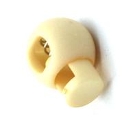 Drfeify Verrouillage de Cordon à Ressort Bouchon à Bascule en Plastique à Trou Unique 22 X 17 Mm Curseur à Ressort dentelé pour Sac à Dos Lacets de Sport Cordons de Serrage Aiguilles à Tricoter