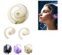 DRFGHK Awaze Labs X15 Pro Écouteurs Bluetooth étanches IPX5 avec réduction intelligente du bruit, cordon portable, violet