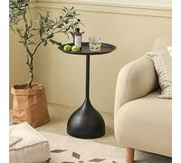 DRFGHK Bedside Table, Sofa Side Tables, Glossy End Tables for Small Space, Living Room Bedroom Furniture (Colour:, Size: T