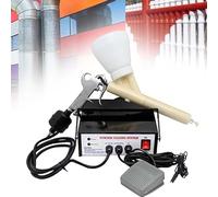 DRFGHK Electric Paint Gun, 5 Stage Electrostatic Powder Coating System with Foot Switch, Portable, Black
