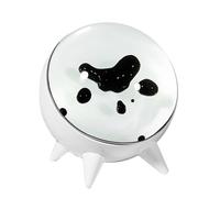 DRFGHK Ferrofluide Dansant avec Rythme Musical, lumière de Musical Fluide magnétique, capteur Musique Dancing Music Mate Partner, Symbiote dans Une Bouteille, changements Le Son (Color : Whit