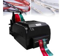 DRFGHK Machine d'impression de ruban de satin, machine d'impression d'estampage pour emballage cadeau, numérique avec support, 25-108 mm/20-50 mm/12-20 mm de largeur, vitesse 150 mm/S, prend en charge