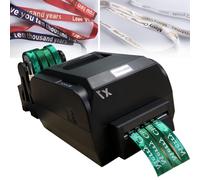 DRFGHK Machine d'impression de ruban de satin, machine d'impression d'estampage pour emballage cadeau, numérique avec support, 25-108 mm/20-50 mm/12-20 mm de largeur, vitesse 150 mm/S, prend en charge