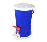 DRFGHK Mini Machine À Laver À Commande Au Pied Cuve À Linge Portable Non Électrique 2 en 1 Comptoir De Dortoir Laveuse Manuelle Machine À Laver À Pédale pour Camping Dortoirs Appartements Voyage