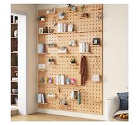 DRFGHK Panneau perforé mural en bois pour maison, bureau, garage (style 3,40 x 60 cm)