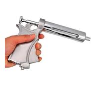 DRFGHK Pistolet à seringue for bovins, injecteur Animaux, Semi-Automatique réglable en Acier Inoxydable, Injection de vaccin Iml 2 ML 3 4 5 Vitesses réglables Cheval, Mouton