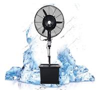 DRFGHK Portable Mist Fan, 3-Speed Outdoor Stand Cooling 90° Oscillation, 42L Water Tank, Automatic Addition (Colour: B 220V, Size: 71cm/28in)