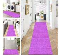 DRFGHK Tapis de couloir lavable vintage rose 70 x 450 cm - Tapis antidérapant pour cuisine, couloir, salon, chambre à coucher et couloir, personnalisable au mètre