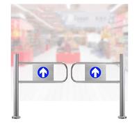 DRFGNF Porte d'entrée de supermarché à Double Action - Portillon à Sens Unique de 100 cm de Haut, Solution de Remplacement idéale pour Les barrières de Couloir, Solution d'entré