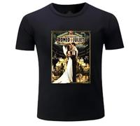 DRFuhb323 Male-print-tee-shirts-black-Romeo-Juliet-T-Shirt-Movie-1996-HollywoodFree-Delivery-T