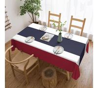 DRGFCXE Nappe en dentelle drapeau de la Thaïlande - Nappe de décoration de table - Nappe de mariage - Nappe isolante - Nappe carrée - 137,2 x 182,9 cm - Nappe de pique-nique