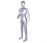 Drhomeam Mannequin gonflable féminin en PVC, 165 cm de hauteur, mannequin féminin, corps complet, torse, présentoir de sous-vêtements en PVC
